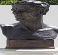 Adam Lindsay Gordon Bronze Bust - Attractions Perth