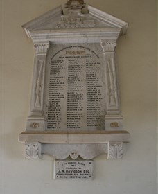 Warwick Railway Memorial Honour Board - Attractions Perth 0