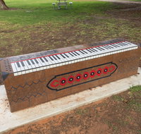 Piano Park Bench Moonta - Attractions Perth