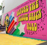 Yellow Brick Road and Elton John Mural - Attractions Perth