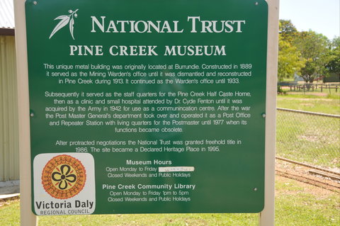 Pine Creek Post Office And Repeater Station - Attractions Perth 2