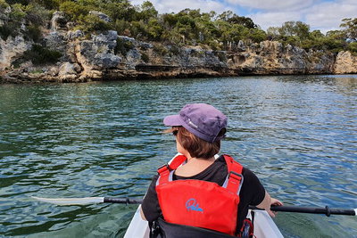 Cliffs and Caves Kayak Tour in Swan River
